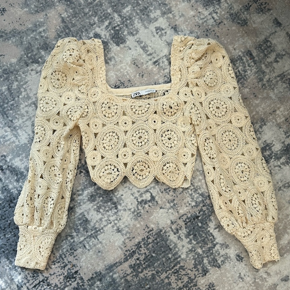Zara crop top size Medium